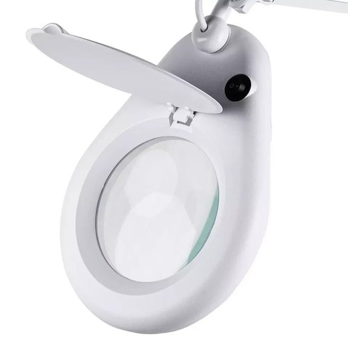 Lampada da tavolo,lente ingrandimento 5 diottrie,luce led.Estetista,elettronica - Foto 4 di 10