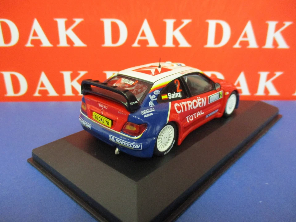Die cast 1/43 Modellino Auto Citroen Xsara WRC Rally Acropolis 2005 C. Sainz - Immagine 3 di 4