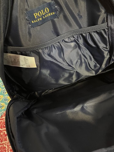 Polo Ralph Lauren BEAR Backpack Bag Blue - Picture 6 of 7