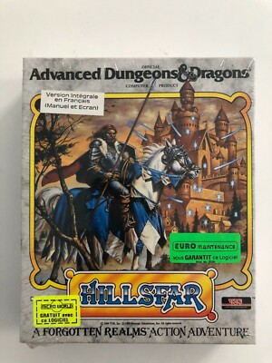 Advanced Dungeons and Dragons Hillsfar Atari ST OVP NEU in Folie NEW BOX AST 