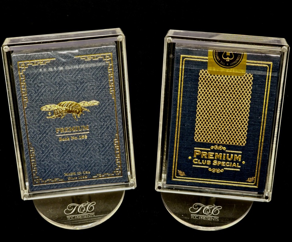 Cared Bee Bee Playing Card Set. Royal bee no. 168 and Golden bee no. 92. | eBay