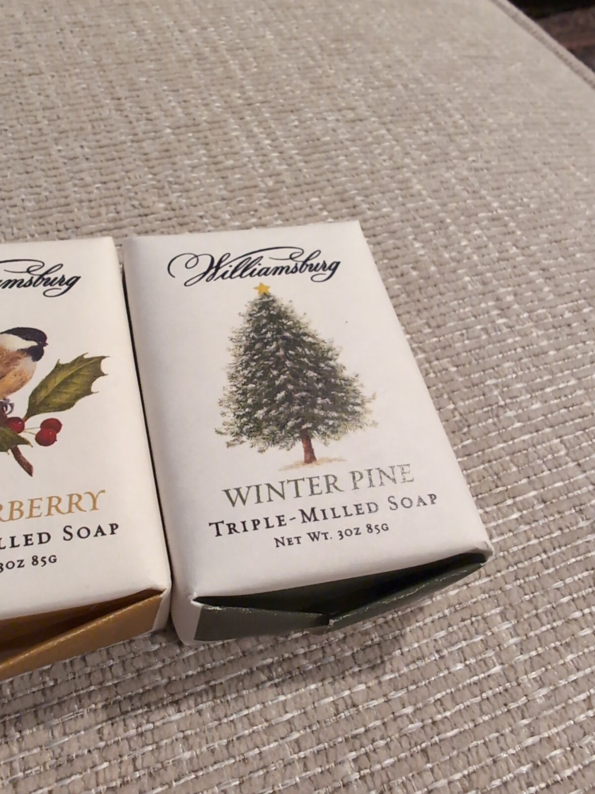 3 Williamsburg Soap Collection 3 Oz Bars Triple Milled 