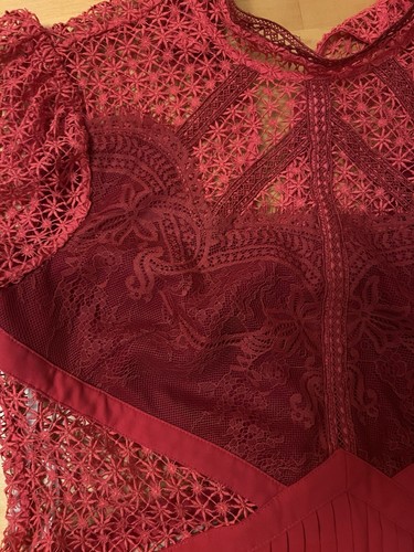 self portrait Kleid im angesagten rot - Bild 3 von 6