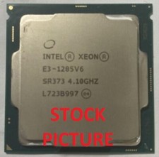 Intel Xeon Processor E3-1285 v6 CPU 4.10 GHz Base 4.50 GHz Max Turbo 8 MB Cache