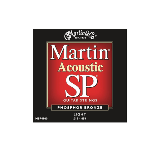 MARTIN MSP4100 Corde per Chitarra Acustica Phosphor Bronze Light 012 - 054 PROMO - Foto 1 di 1