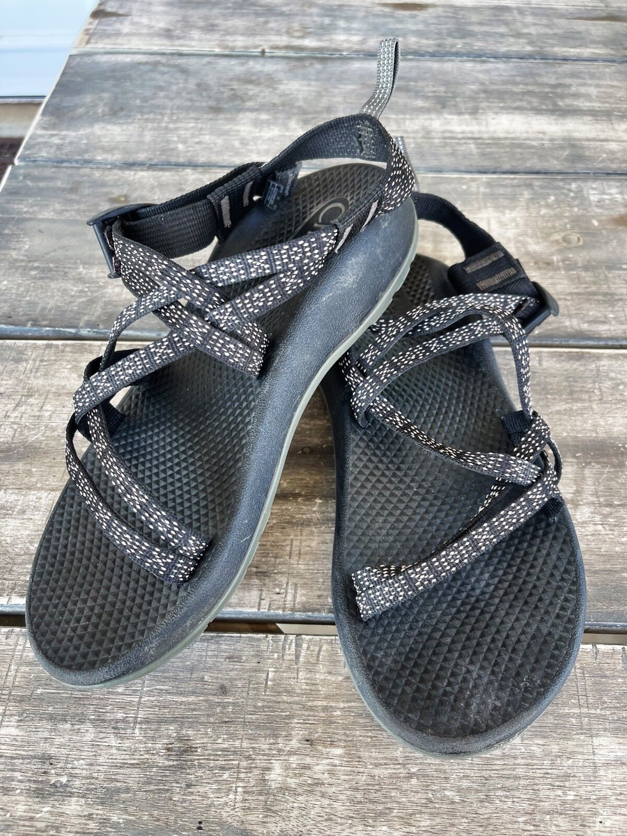 Nice Chaco Kids' ZX/1 EcoTread Sandals Shoes Size 5 Black & Grey