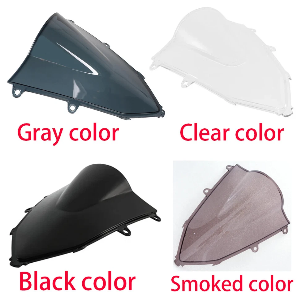 Black Double Bubble Windscreens For CBR650R 2019 - 2025 Windshields , Plastic - image 3 of 3