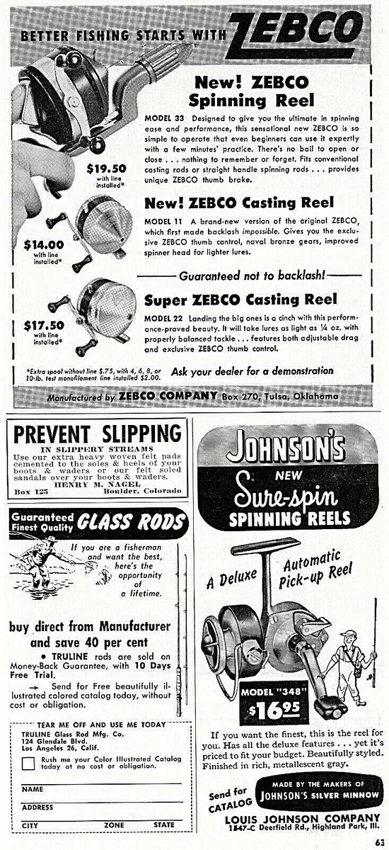 Old Zebco ad  Vintage ads, Vintage fishing, Vintage paper