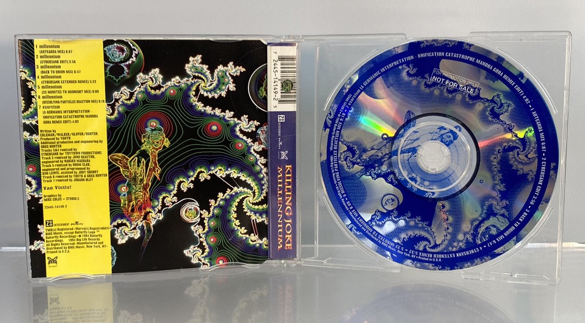 パンクス('99米) Killing Joke Millennium CD Rare US 7-Track Promo Vintage