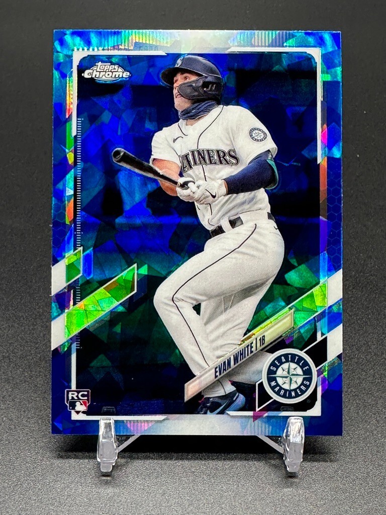 2021 Topps Chrome Sapphire Edition #151 Evan White