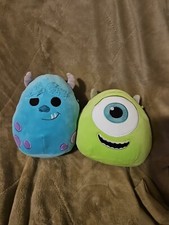 Disney Monsters Inc. Squishmallows 8" inch Mike Wazowski  Sulley/Sully