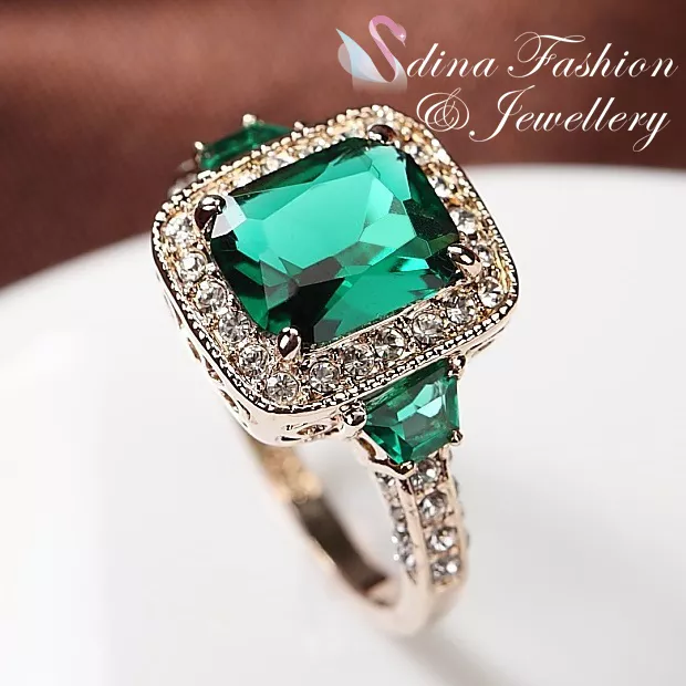 Gold plated deals swarovski ring