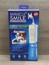 Miracle Smile Water Flosser, Portable Dental Rechargeable Water Flosser New