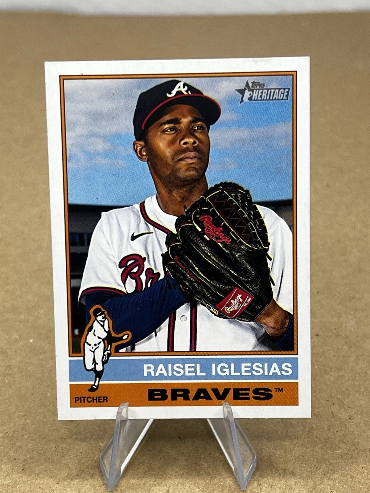 2025 Topps Heritage - Raisel Iglesias #284 Atlanta Braves
