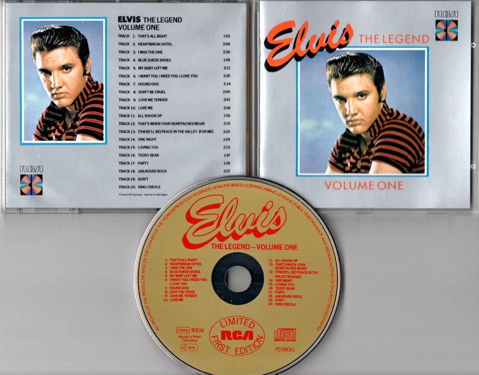Elvis The Legend 3 CDs Box-Set © 1983 RCA German Limited Edition West Germany - Bild 3 von 4
