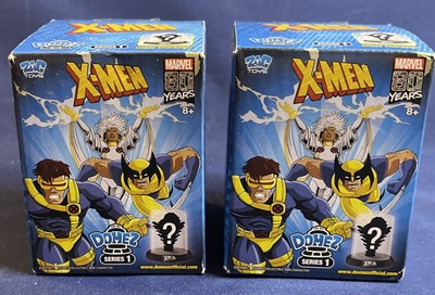 Lot Of 2-Domez X-Men Series 1 Marvel 80th Anniversary Blind Bag Figures-Zag Toys