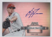 2012 Bowman Sterling Prospect Refractor 160/199 Nick Travieso #BSAP-NT Auto 1h5