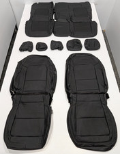 For Ford Bronco 4 Door Full Size 2021-2024 Black Leather Seat Covers Mb144 For Ford Bronco 4 Door Full Size 2021-2024 Black Leather Seat Covers Mb144