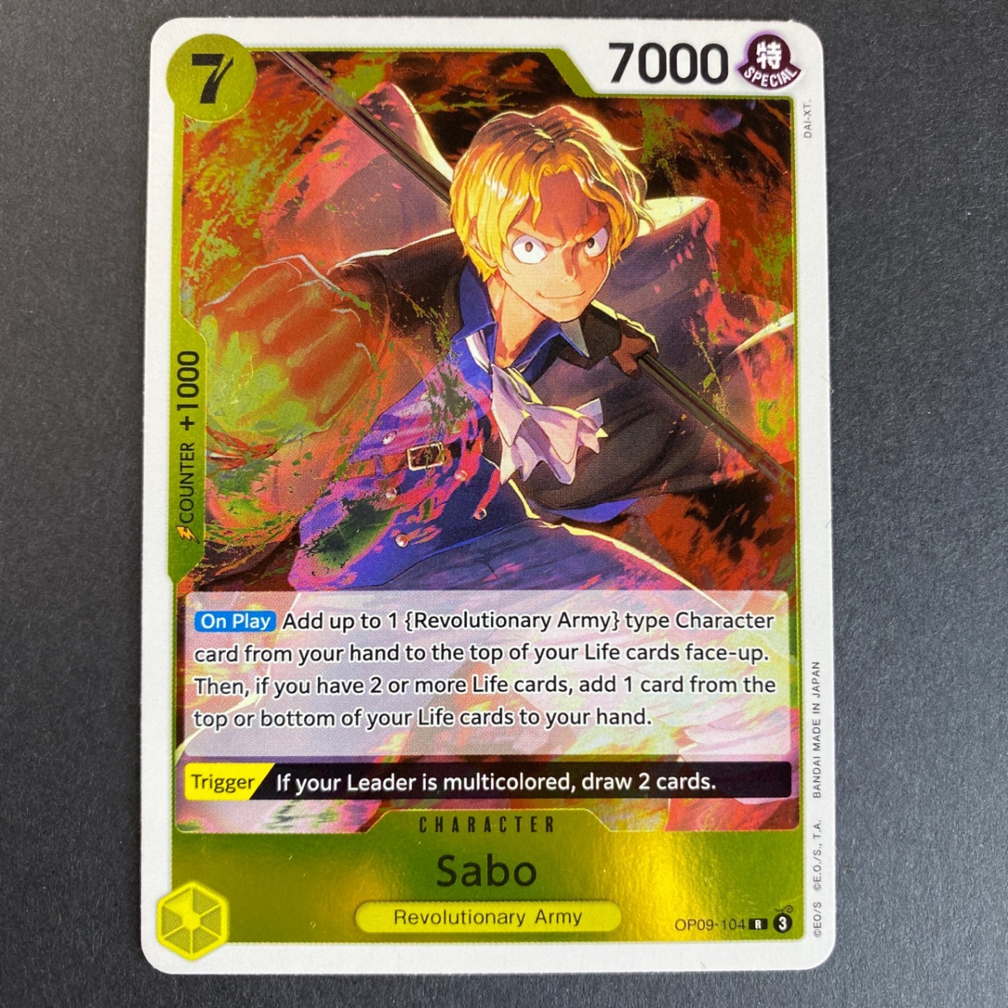 Sabo (104) R Emperors in the New World OP09-104 NM Foil