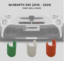 Clip copri griglia anteriore Abarth 595 serie 4 2016-2024 tricolore italiano