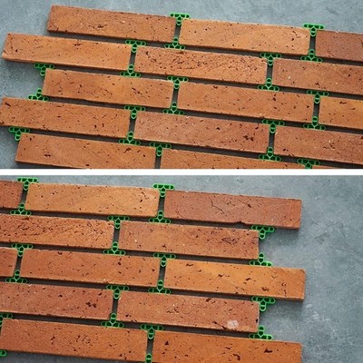 10mm 3/8 inch 100pcs Bricklaying Spacer Stone Wall Spacer Brick laying Clips ...