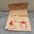 Original Marx Daktari 3717 Jungle Playset Instruction Sheet