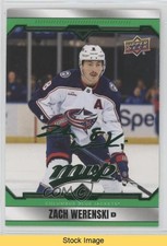 2024-25 Upper Deck MVP Green Script Zach Werenski #63 READ 0wp8