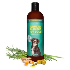 Turmeric Shampoo for Dogs, Helps Sensitive Skin & Allergies, Anti-Itch Shampo...