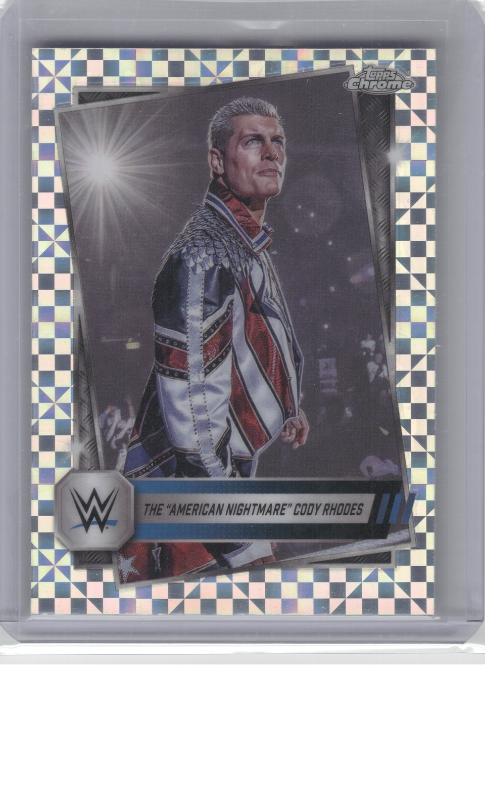 2025 Topps Chrome WWE #1 The "American Nightmare" Cody Rhodes X-Fractor B1R2C25