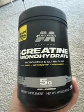 MuscleTech Platinum 100% Creatine (80 Servings) | Micronized Creatine for Energ