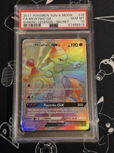 Mewtwo GX Secret Rare Psa 10 for sale | eBay