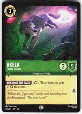 Akela Forest Runner 90/204 Whispers in the Well Disney Lorcana