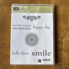 Stampin' Up! Rubber Stamp Set HAPPY DAY