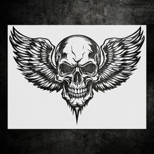 Halloween Pumpkin Face Stencil for DIY Crafts and Holiday Decor - StencilAir