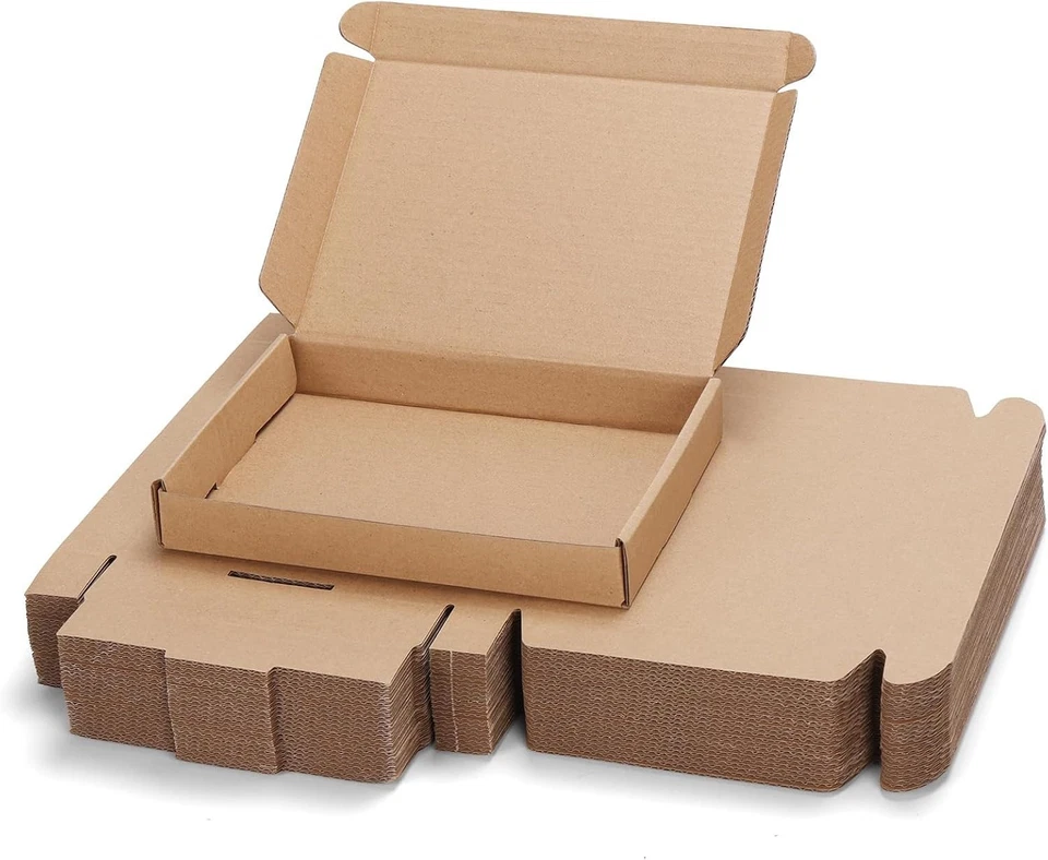 Shipping Boxes Bulk 25 Pack Cardboard Brown Tuck Top Mailer Small Business - Image 3 of 4