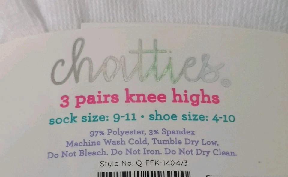 Calcetines hasta la rodilla 3 pares de calcetines talla 9-11 todos diferentes para mujer nuevos (52 Foto 4 de 4