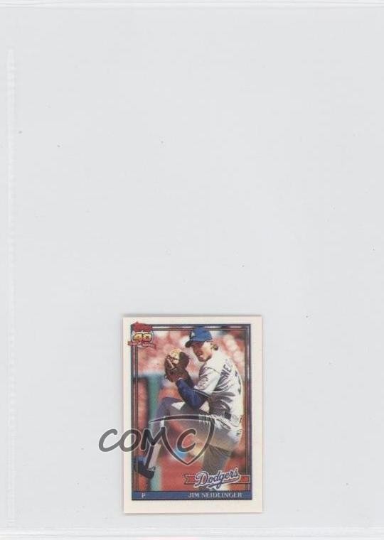 1991 Topps Micro Jim Neidlinger #39 Rookie RC 0b5