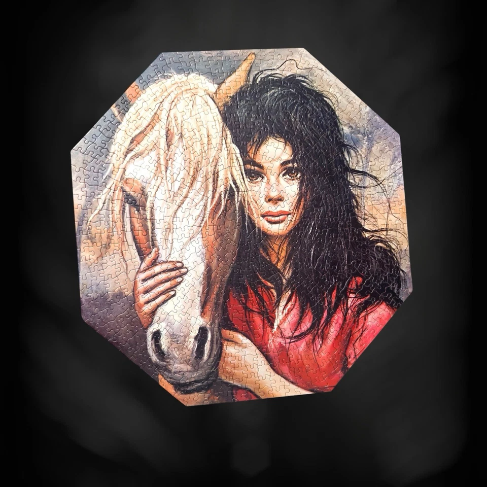 Vtg 1966 “My Pride” Big Eye Girl Horse Devon Puzzle - Not Michael Jackson - - Image 3 of 4