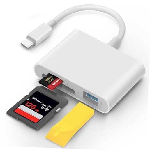 Reader Adapter Trail Camera Reader For Iphone USB C SD Card Reader
