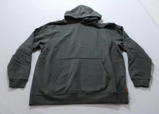 Branded Bills Men's Solid Drawstring Heavyweight Hoodie EJ3 Charcoal Size XL NWT