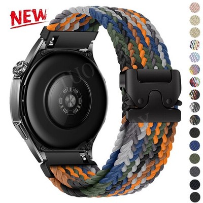 Für Samsung Galaxy Watch 7 6 5 4 3 Classic 2 Armband 20mm 22mm Nylon Geflochten