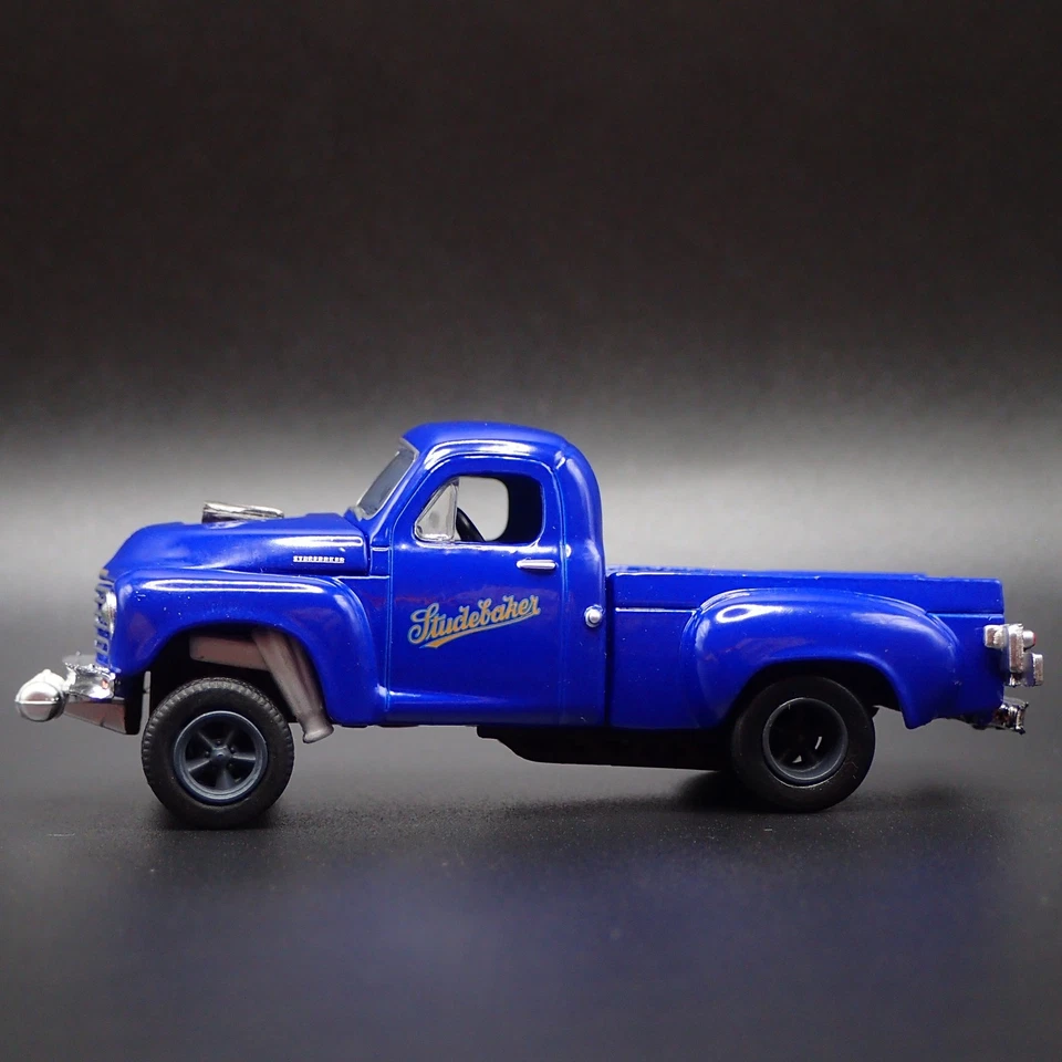 1950 50 STUDEBAKER 2R Pickup Truck Gasser NHRA 1:64 Scala Modello Auto Diecast - Immagine 2 di 4