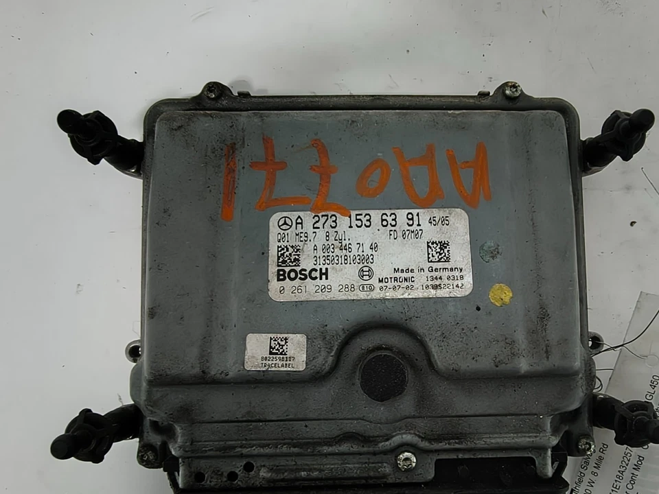 2007 - 2012 Mercedes-Benz GL450 módulo de controle de computador motor ECU ECM FABRICANTE DE EQUIPAMENTO ORIGINAL - Imagem 4 de 4