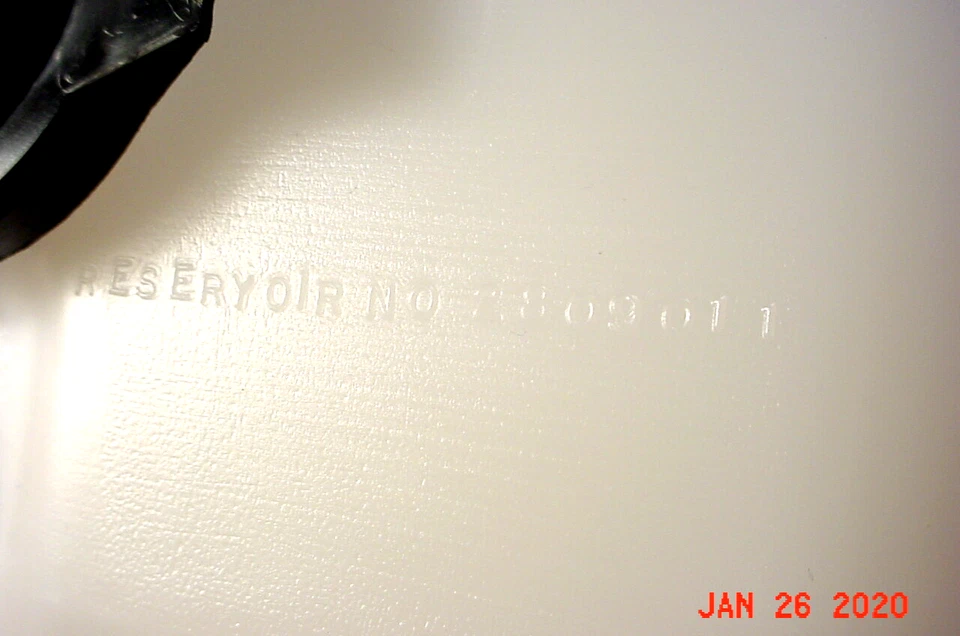 1970 76 Dodge Dart электрический лобовое стекло омыватель бутылка 2809011 белый новый MoPar США - Изображение 2 из 3