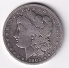 1903 S Morgan Silver Dollar 1$ Coin 90% Silver #947