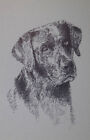 Black Labrador Retriever Dog Art Portrait #73 Kline adds dogs name free. Lab