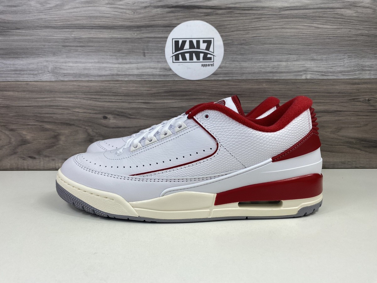 Nike Air Jordan 2/3 White Varsity Red Sail Men's FD0383-161 NEW | eBay