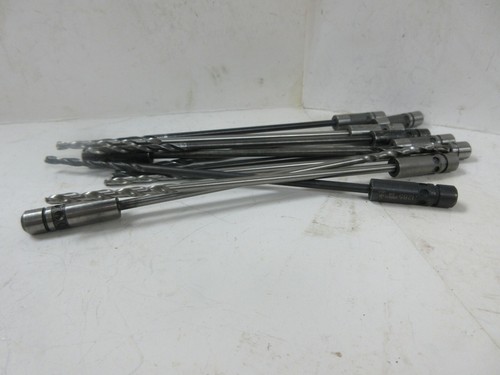 #30 x 6" AIRCRAFT EXT. DRILL BITS, OAL 6-3/4", FLUTE LENGTH 1-5/8" LOT OF 10