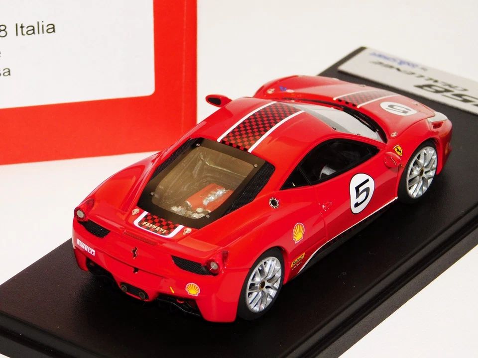 FERRARI 458 ITALIA CHALLENGE ROSSO CORSA / RED LOOKSMART LS385A 1/43 - Image 2 of 2
