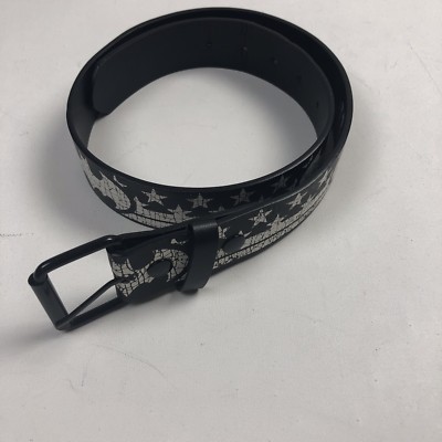 buckle down kanji black web belt